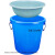 泔水干湿过滤分离带滤网垃圾桶大号厨房厨余茶水茶叶沥水潲水桶篮定制 红色100K型沥水篮