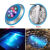 LED泳池壁灯七彩户外防水庭院鱼水池水底水下侧壁挂灯低压喷泉灯 12W七彩RGB