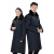 瑞可特 RSF169 冬季加厚棉服外套 保安多功能棉衣防寒服 黑色（加长款） 170码 