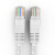 沃德森超五类网线 高速CAT5e百兆网络连接线 电脑网络跳线 超五类跳线 白色5米
