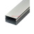铝合金铝合金方形外开明装电线明线加厚金属桥架装饰布扣压FZB 20*20 壁厚0.6mm