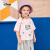 迪士尼 Disney 童装女童宝宝衣服针织儿童卡通短袖T恤时尚上衣2020春夏 DB021BE23 柔粉手绘波点 120