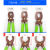 10KV电力高压绝缘夹钳35KV轻型手握式绝缘钳虎口钳熔断器专用 大号绝缘夹钳1.5米杆