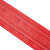 力拓中用 起重吊装带扁平彩色涤纶工业行车吊车吊带绳子10吨5米13cm宽(红)