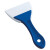 AS ONE，橡胶刮铲 塑料柄三角，62-8196 62-8196-30；120×194蓝大