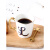 德国进口品质北欧风陶瓷马克杯英文字母杯子描金边咖啡杯情侣早餐 b 0个 0ml