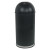 冰禹 BYzx-37 商用大号垃圾桶 无盖不锈钢圆形球口筒果皮箱Φ35×H80cm 不锈钢本色