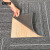 安赛瑞 方块拼接地毯 (4片装）PVC拼接办公室地毯 酒店公司工程写字楼商用地毯 单片50×50cm 深灰条纹 24042