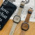 朴里 北欧极简设计方形手表男女学生时尚潮流小众ins风复古高级感手表 黑带白盘 手表+（电池）