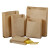 冰禹 BYjq-18 一次性包装纸袋（100个） 淋膜牛皮纸袋 防油纸袋 65克 高22*宽18*侧2
