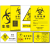废物警示牌暂存点处间生物危害实验室禁止吸烟警告牌贴纸定制 废物运输通道YLF10(PP背胶) 15x20cm