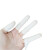 星工 XINGGONG  一次性乳胶手指套 耐磨防滑无粉防护指套 乳白色 500g*3包