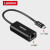 联想（Lenovo）Type-c转接线 USB分线器 HDMI投影仪转接头 USB-C转接头 LX0804 Type-C转RJ45千兆网卡黑色 铝合金｜多功能Type-c转接线