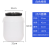废液桶实验室收集化学耐酸碱化工桶带盖50升桶厨房泔水塑料桶 25L特厚耐腐蚀白色
