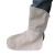 GJXBP帆布防护脚罩防烫鞋盖加高盖电焊防火星劳保脚套焊工护脚套 白色
