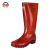 上海牌 139 高筒雨靴 PVC防滑耐磨防水鞋橡胶底雨靴劳保 红色42码