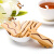 克丽安（CROWN）韩国进口克丽安咖啡奶油夹心饼干77g代早餐蛋卷条休闲儿童零食品 咖啡夹心条饼干