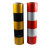 红白黑黄斜纹反光贴反光膜 道路交通膜反光条 电力警示贴 红白直纹 80公分20米