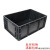 超厚周转箱塑料电子元件盒黑色收纳箱大号EU箱零件盒塑胶框 EU4611外尺寸600*400*120mm