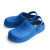 2021年防滑厨师鞋透气包头防水休闲轻便耐磨耐油橡胶底劳保工作鞋 蓝色 46