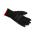 雷克兰7-2506轻型涤纶浸橡胶手套耐磨耐油防滑劳保手套 黑色 S码 