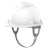 林盾 LINDUN V字安全帽 ABS材质防砸抗冲击工作帽 白色