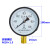 Y100压力表径向负压真空表锅炉蒸汽表水压液压油压表0-1.6MPa Y100 0.25MPA（2..5公斤）