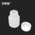 安赛瑞 压盖塑料瓶（5个装）液体瓶大口样品分装瓶试剂瓶压旋盖固体瓶 120ml 白色 600459