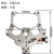 金属机械手臂夹持器机械爪子机械手MG995舵机支架机器人配件 塑料平行爪子 爪子+995