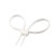 铁蒙尼龙自锁式尼龙扎带捆绑束线带 国标4*100宽3.6mm（足数500条）白色