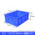 豫选工品 物流周转箱3-27号塑料箱 长方形大号加厚箱 储物筐 养鱼龟收纳盒 特号箱710*545*380mm（蓝色）