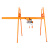 室外直滑式轨道楼顶吊机家用电动升降上料提升机建筑工地小型吊机 1.2吨提升机30米