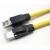 汇川伺服通讯网线EtherCAT总线S6-L-T04-0.3/1.0/3.0工业屏蔽网线 S6-L-T04黄色 0.5m