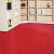 梓萤岔纯色白色PVC塑胶地板革舞台摄影T台展厅地胶加厚耐磨防水阻燃地垫 红色1.8mm
