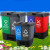 定制双色分类垃圾桶饭店办公可回收带盖脚踏带内桶新国标大号 20L双蓝可回收+红有害国标