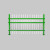 希万辉 锌钢围墙护栏铁艺栅栏隔离防护栏B 蓝白色1.8高2横杠3米长加厚款