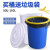 厨房垃圾桶大号带盖商用容量加厚公共户外环卫塑料工业圆形桶 60L白色无盖送袋子