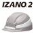 IZANO安全帽施工地便携伸缩可折叠出差头盔 全新2代--白色+橙色条