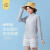 防晒衣夏季2024新款设计款女款时尚质感轻薄透气冰丝立领无帽外套 珍珠白无帽-U43 M