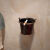 吸烟桶 创意免钉墙上壁挂式烟灰缸公共场所厕所卫生间吸烟区灭烟 简易款铜 螺丝安装款