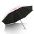 天堂伞 UPF50+防晒伞防紫外线黑胶太阳伞晴雨两用小清新女便携遮阳伞 草莓精灵-粉色