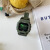 NAVCON手表ins独角兽小方块智能电子表学生党时尚潮流运动诺时款 荧光绿 电池