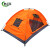 野丛林 橙色色双人自动帐篷 双层挡雨单人速开户外钓鱼野营帐篷