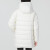耐克（NIKE）女装 冬季新款户外运动服防风保暖连帽中长款外套束腰羽绒服 DQ6874-133 白色 L
