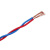 特变电工（TBEA）电线 ZC-RVS2*2.5平方阻燃消防线 双绞软线 花线 电源灯头线 100米 红蓝色