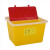 利器盒锐器盒废物垃圾桶一次性针头收纳筒加厚 垃圾桶 货期7-10 3L方形-推盖10个
