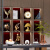新中式办公室高端摆件轻奢家居书柜客厅书房酒柜装饰品工艺品 办公室组合7件套