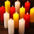 大粗蜡烛无烟无味停电应急专用照明腊烛备用红白黄色厂家批发 20支白色