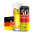 5.0皮尔森黄啤酒500ml*24听整箱装 德国原装进口（日期：日-月-年）