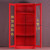 初诗 消防柜 消防器材柜工具展示柜灭火器置放柜安全设备柜微型消防站 850*390*1800mm